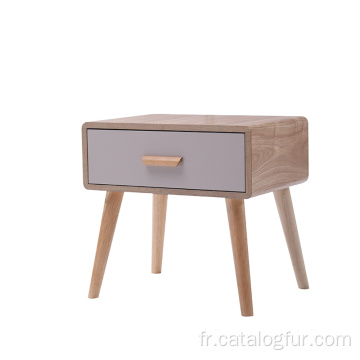 Meubles de table de chevet de chambre à coucher armoire de rangement moderne pas cher